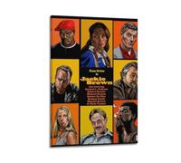 Jackie Brown Poster sur toile pour décoration de chambre à coucher, salon, 30 x 45 cm, style cadre