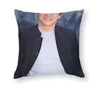 Jackie Chan Housse de coussin géométrique tribale scandinave vintage pour coin de lecture