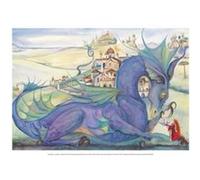 Jackie Morris Poster My Dragon is as Big as a Village by Jackie Morris Jackie Morris (Auteur)
