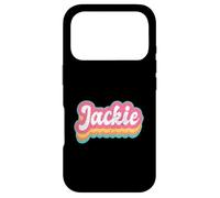 Jackie Prénom Fille Vintage Années 70 80 Personnalisé Coque pour iPhone 17 Pro