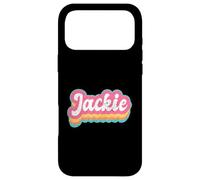 Jackie Prénom Fille Vintage Années 70 80 Personnalisé Coque pour iPhone 17 Pro Max