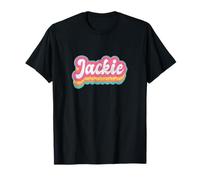 Jackie Prénom Fille Vintage Années 70 80 Personnalisé T-Shirt