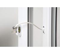 Jackloc Entrebâilleur de fenêtre de sécurité, blanc, 200 mm (JAC001)