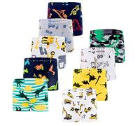 JackLoveBriefs 9 Pièces Boxer Garcon Caleçon Confortable Garçon Calecon 6-7 Ans,Multicolore,Taille:130