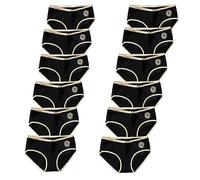 JackLoveBriefs Culotte Ado Fille 8-12 Ans Lot de 12,Multicolor, Taille:M