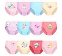 JackLoveBriefs Culotte Doux Confort Culotte Coton Culottes Petites Filles Assorties Culottes 7-9 Ans(12 Pièces) Couleur ：Multicolore(Taille:XL)
