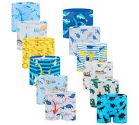 JackLoveBriefs Enfant Boxer Garcon Caleçon 9-11 Ans,Multicolore,Taille:140,12 Pièces
