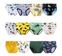 JackLoveBriefs Slips garçon sous-vêtements Pur Coton Garçon 3-4 Ans (Lot de 12,Taille :110,Multicolore)