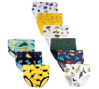 JackLoveBriefs Slips garçon sous-vêtements Pur Coton Garçon 8-9 Ans (Lot de 9,Taille :140,Multicolore)