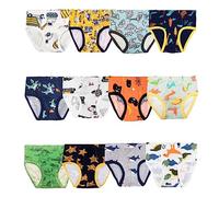 JackLoveBriefs Slips garçon sous-vêtements Pur Coton Garçon 9-10 Ans (Lot de 12,Taille :150,Multicolore)