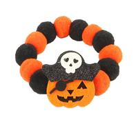 JackOLantern Collier pour chaton effrayant - Collier léger en polaire 14 g pour chats par JackOLantern - Vêtements de toilettage élastique décoratif - Écharpe rembourrée accrocheuse | Carnaval