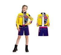 Jackolume Costume de costumade démon rumi Kpop pour enfants, chasseurs, chanteuses pop, rumi, jeu de rôle, tenue d'Halloween pour femmes et filles