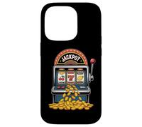 Jackpot Machine à sous Casino Style Rétro Amusant Coque pour iPhone 14 Pro