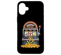 Jackpot Machine à sous Casino Style Rétro Amusant Coque pour iPhone 16 Plus