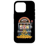 Jackpot Machine à sous Casino Style Rétro Amusant Coque pour iPhone 16 Pro