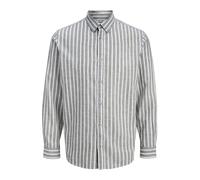 Jacks & Jones Chemise 'JJESummer' taupe / blanc, Taille XS