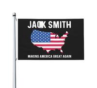 Jacks Smith Making America Great Again Drapeau pour chambre d'adolescent, décoration murale double face vintage pour chambre de fille 0,9 x 1,5 m, Jacks Smith Making America Great Again Tapisserie pou