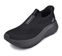 JACKSHIBO Chaussures mains libres pour homme - Slip on - Repose-pied - Chaussures orthopédiques en mousse à mémoire de forme - Chaussures de marche avec large boîte à orteils - Semelles à talon zéro,
