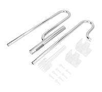 Jacksking Écumoire de Surface de Tuyau, Surface d'aquarium en Acier Inoxydable, Surface d'écoulement, écumoire à Film d'huile, Tuyau de Filtre d'écumoire de Surface(12mm)