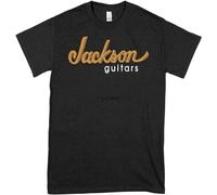 Jackson Guitars Guys Men's T-Shirt Unisex Black Cotton Hip Hop Print Tee Shirts S
