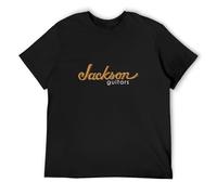 Jackson Guitars T-Shirt Guys Unisex Tee Summer Fashion Shirt Men's Shirt Old Fashioned Black M