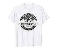 Jackson Hole Wyoming Adventure USA Design Vieilli T-Shirt