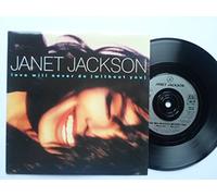 Jackson, Janet - Jackson, Janet Love Will Never Do 7" A&M AM700 EX/EX 1990 picture sleeve