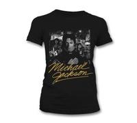 Jackson,Michael - T-Shirt-(S)-BW Cover Gold Signature [Import]
