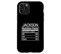 Jackson Nutrition Facts Parodie Amusant Dire Coque pour iPhone 11 Pro