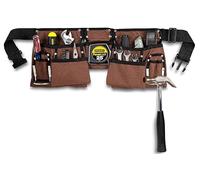 JACKSON PALMER Ceinture à outils professionnelle (marron clair et vert)