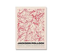 Jackson Pollock Affiche et Impressions Abstrait Lignes Libres Toile Peinture Jackson Pollock Art Mur Salon Moderne Décor Photos 40x60cm Pas de Cadre