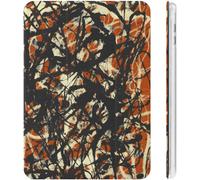 Jackson Pollock Ipad Case 2020 Matériau Tpu Antichoc Réglage Automatique De L'angle De Veille/Réveil Mignon Transparent Housse De Protection 10.2in