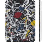 Jackson Pollock Ipad Case 2020 Matériau Tpu Antichoc Réglage Automatique De L'angle De Veille/Réveil Mignon Transparent Housse De Protection 10.2in