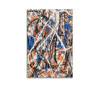 Jackson Pollock (numéro 15) - Impression sur toile - Décoration murale pour chambre à coucher - 50 x 75 cm
