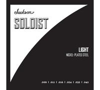 Jackson Soloist Cordes Électriques Légères 9-42 pour Guitare | Calibre léger .009-.042, idéal pour le shred et le jeu rapide, cordes électriques haute performance, compatibles Soloist