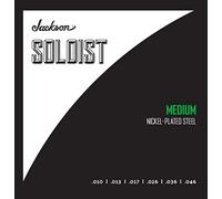 Jackson Soloist Cordes Guitare Électrique Medium Gauge .010-.046 | Cordes medium gauge 010-046, idéales pour rock & métal, compatibles Jackson Soloist, tension équilibrée, son puissant