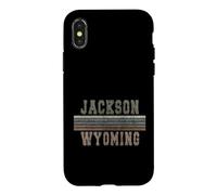 Jackson Wyoming rétro Coque pour iPhone X/XS