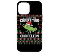 Jackson's Pull de Noël Moche caméléon à Cornes Coque pour iPhone 12 Pro Max