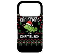 Jackson's Pull de Noël Moche caméléon à Cornes Coque pour iPhone 17 Pro