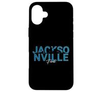 Jacksonville Florida Skyline Silhouette JAX Souvenir de Plage Coque pour iPhone 16 Plus