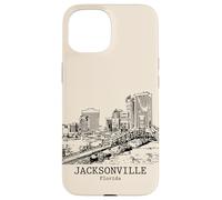 Jacksonville Florida Souvenir de Voyage Vintage rétro Coque pour iPhone 15