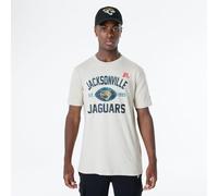 Jacksonville Jaguars New Era Casquette NFL Regular T-Shirt Vieilli sérigraphié Team Graphic Stone Unisexe