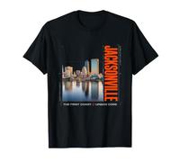 Jacksonville T-Shirt Floride Souvenir Voyage De Vacances USA T-Shirt