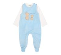 JACKY Barboteuse / body 'BASIC LINE Newborn' bleu clair / blanc, Taille 50