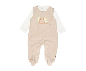 JACKY Barboteuse / body beige / jaune / blanc, Taille 44