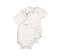 JACKY Barboteuse / body gris / blanc, Taille 62