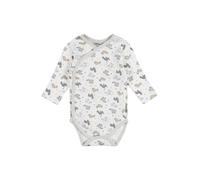 JACKY Barboteuse / body 'LAMA' noisette / gris / gris foncé / orange / blanc, Taille 62