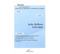 Collectif – Jacky Beillerot 1939-2004 – Savoirs n°10 (2006) – Broché