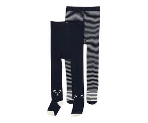 JACKY Collant bleu foncé / blanc, Taille 86-92