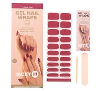 JACKY M. Fandango Lot de 20 films adhésifs en gel pour ongles - Violet Fandango - Durcissement UV/LED